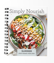 Load image into Gallery viewer, Simply Nourish Summer Meal Plan (HARD COPY)