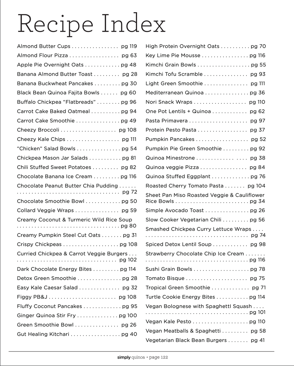 Simply Nourish Fall Meal Plan (HARD COPY) Simply Quinoa