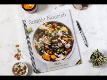 Load and play video in Gallery viewer, Simply Nourish Fall Meal Plan (HARD COPY)