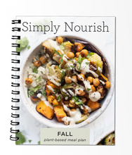 Load image into Gallery viewer, Simply Nourish Fall Meal Plan (HARD COPY)