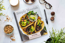 Load image into Gallery viewer, Simply Nourish Spring Meal Plan (HARD COPY)