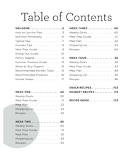 Load image into Gallery viewer, Simply Nourish Summer Meal Plan (HARD COPY)