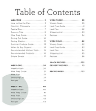 Load image into Gallery viewer, Simply Nourish Summer Meal Plan (HARD COPY)
